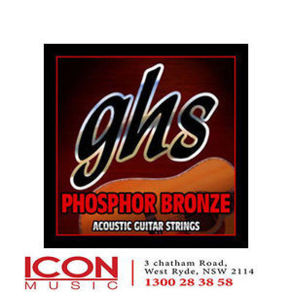 ghs Phosphor Bronze Acoustic Guitar Strings 11-50 #1 image