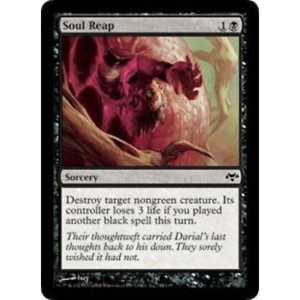 MTG 4x Near Mint, English Soul Reap Eventide Magic #1 image