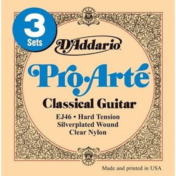 3 Sätze D &#039; addario EJ46-3D Pro-Arte Harte Spannung Klassische Gitarrensaiten #1 image