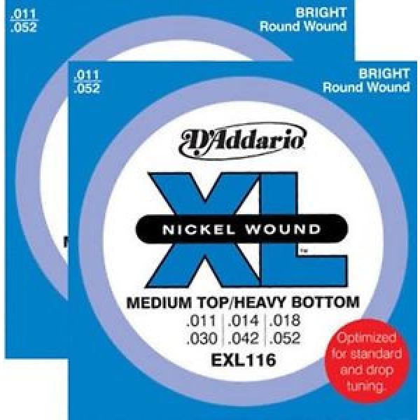 2x D´Addario EXL116 Saiten für E-Gitarre (011-052) #1 image