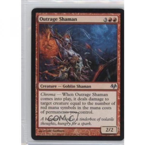 2008 Magic: The Gathering - Eventide Booster Pack Base #59 Outrage Shaman 0d2 #1 image