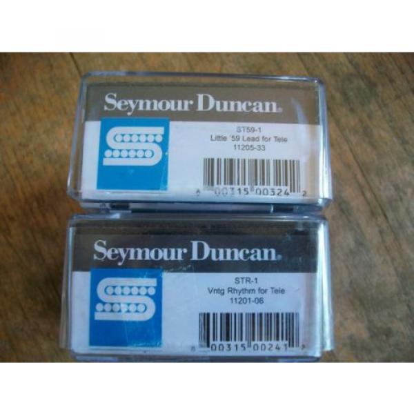 Seymour Duncan ST59-1B Little 59 Telecaster Bridge Humbucker STR-1N Neck Pickup #2 image