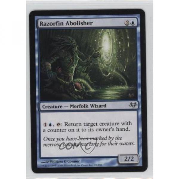 2008 Magic: The Gathering - Eventide Booster Pack Base 28 Razorfin Abolisher 0d2 #1 image