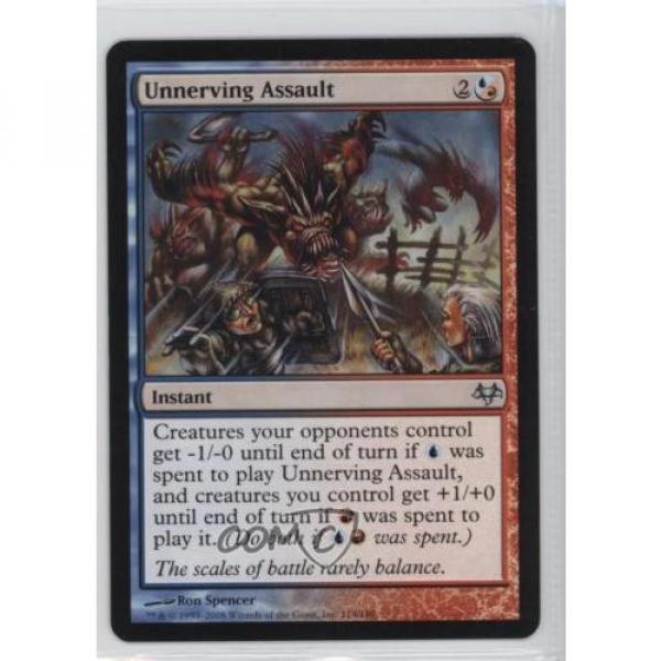 2008 Magic: The Gathering - Eventide Booster Pack Base 114 Unnerving Assault 0d2 #1 image