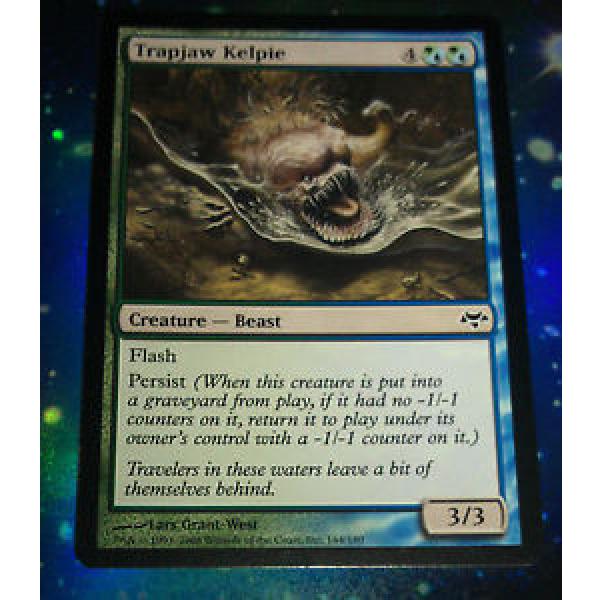 4 x MTG  -  Trapjaw Kelpie -  Eventide 1st Class Postage #1 image