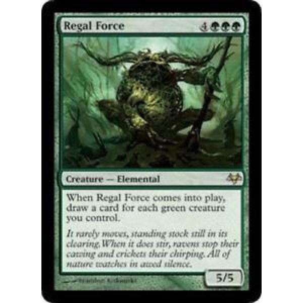 MTG 1x Near Mint, English Regal Force Eventide Magic #1 image