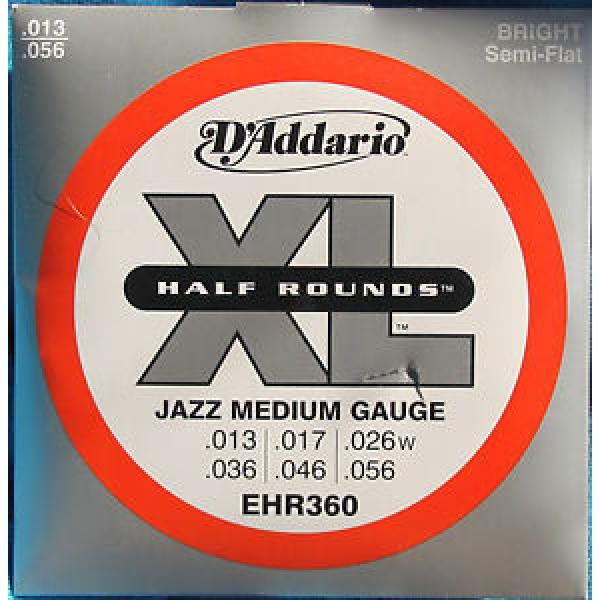 D&#039;Addario EHR360 Jazz Half Rnd. Electric Guitar Strings #1 image