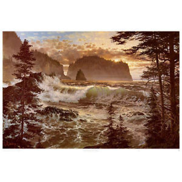 Islands at Eventide Art Poster Print by Loren D. Adams Jr., 37x25.5 #1 image