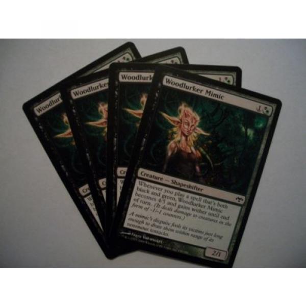 4X Woodlurker Mimic Eventide NM MTG Magic the Gathering (mc-103698) #1 image