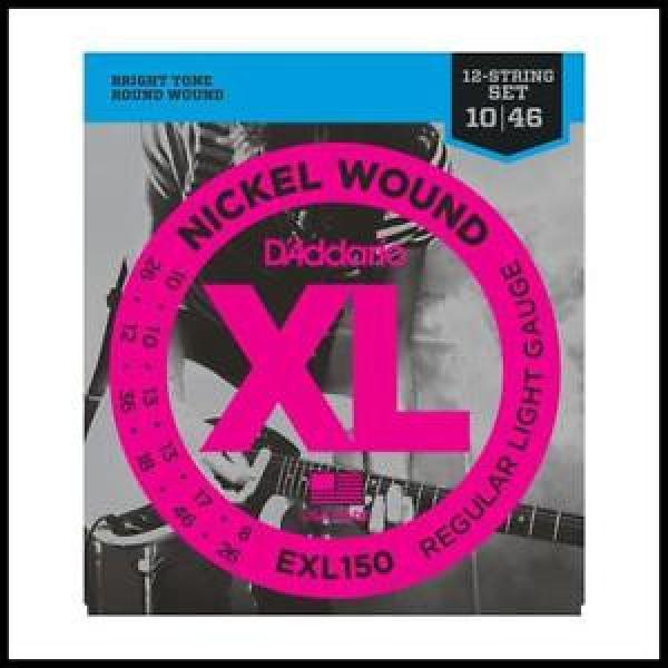 D&#039;Addario EXL150 Nickel Regular Light 12-String Electric Guitar Strings 10 -  46 #1 image