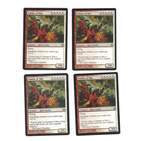 4x Nobilis of War VG/EX Eventide Duel Deck Commander Mtg Magic EDH 4x x4 #1 image