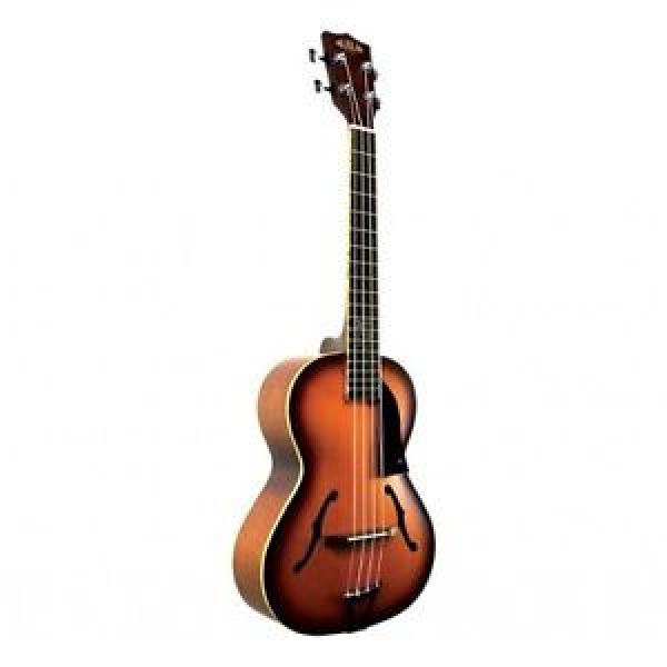 Kala KA-JTE-HBC jazz Honey Burst Noir (+ housse) - Ukulele Jazz Tenor #1 image