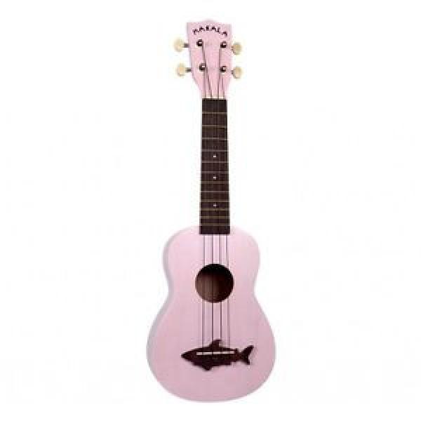 Kala Makala Shark rose MK-SS-PNK (+ housse) - Ukulele Soprano #1 image