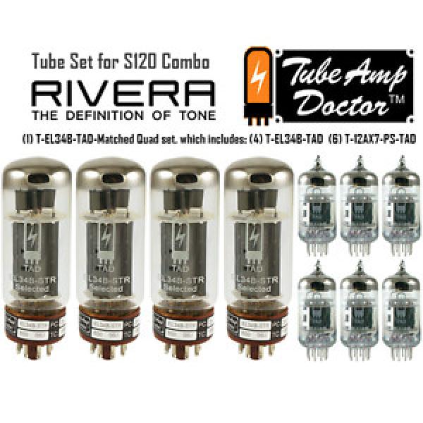 Tube set for Rivera S120 Combo guitar amplifier by Tube Amp Doctor #1 image