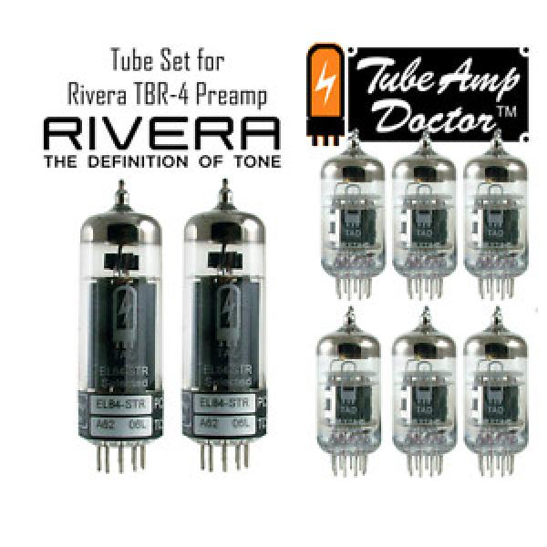 TUBE AMP DOCTOR Tube Set for Rivera TBR-4 Preamp- vacuum valve #1 image