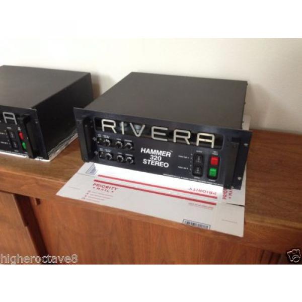 RIVERA TBR-5 Hammer 320 Stereo Tube Power Amplifier Pentode Triode Mode JJ 6L6GC #1 image