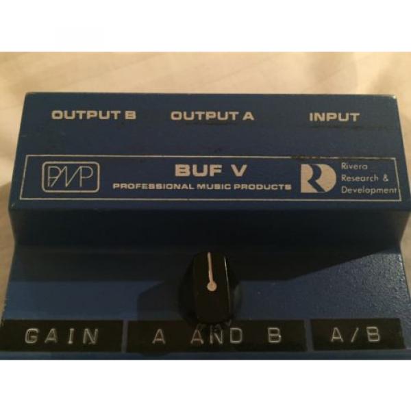 Paul Rivera Research and Development Co. BUF V GAIN BOOST AND A+B PEDAL (RARE) #4 image