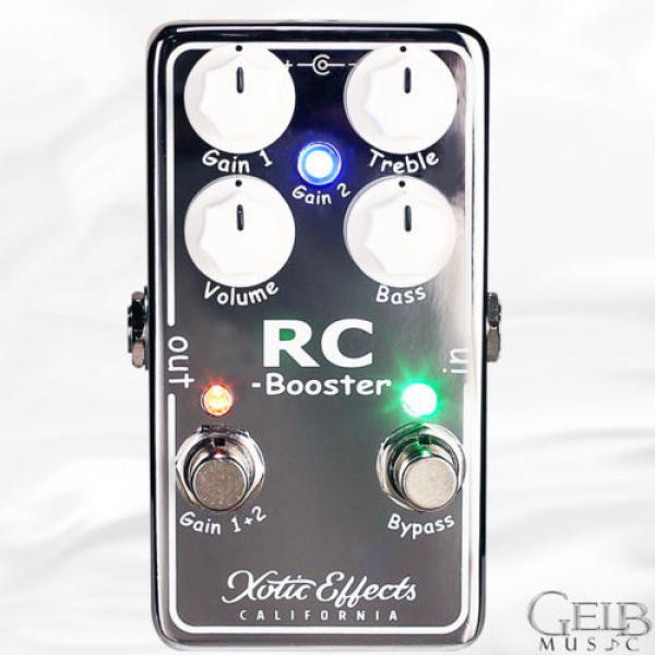 Xotic RC Booster V2 True Bypass Switching Booster Effect Pedal - RCB-V2 #1 image