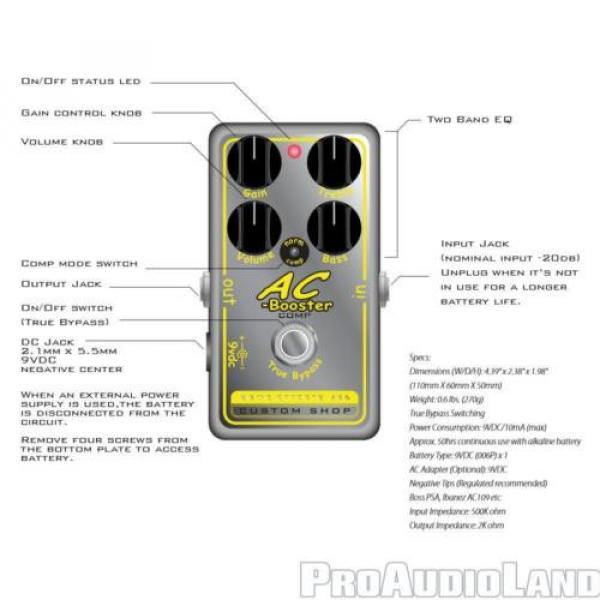 Xotic AC-Comp Compression Guitar Effects Pedal Free Shipping NEW #2 image