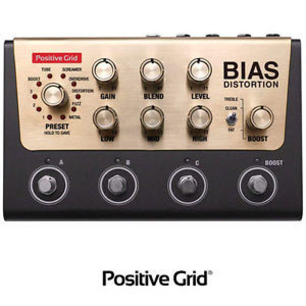 Positive Grid Bias Distrotion Pro Tone Matching 4-button Guitar Effect Pedal #1 image