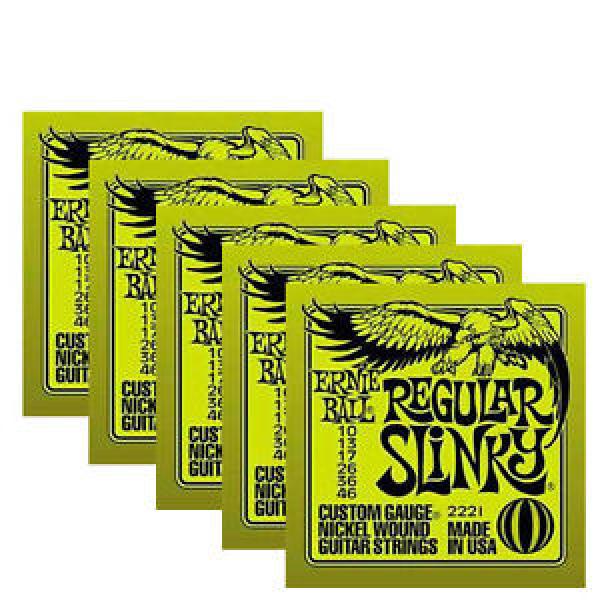 Ernie Ball electric guitar strings 10 gauge ( 5 sets ) #1 image