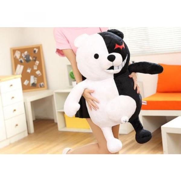 Dangan Ronpa Mono Kuma Monokuma White&amp; Black Bear soft Plush toy doll 14&#034; STOCK #3 image