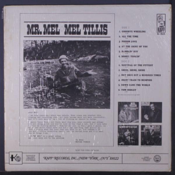 MEL TILLIS: Mr. Mel LP (Mono, shrink) Country #2 image