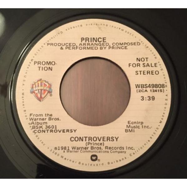 PRINCE Controversy rare promo 45 Stereo Mono 1981 7&#034; Record Original Sleeve! &#039;81 #3 image