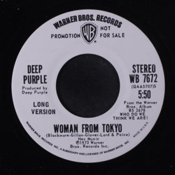 DEEP PURPLE: Woman From Tokyo (long) / Mono (short) 45 (dj) Rock &amp; Pop #1 image