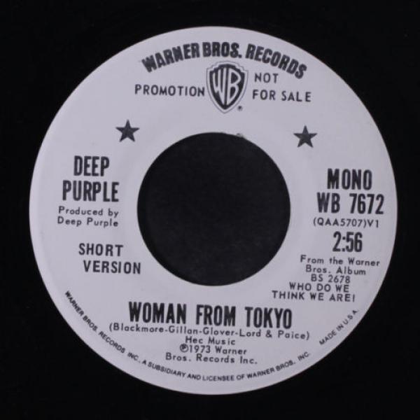 DEEP PURPLE: Woman From Tokyo (long) / Mono (short) 45 (dj) Rock &amp; Pop #2 image