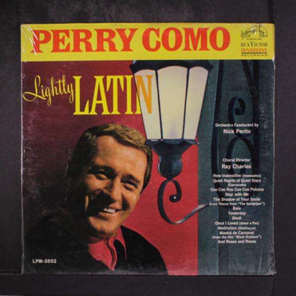 PERRY COMO: Lightly Latin LP (Mono, shrink) Vocalists #1 image