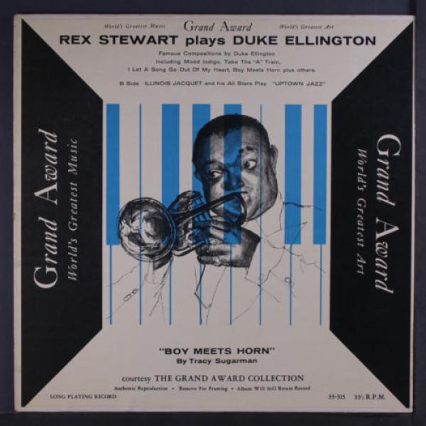 REX STEWART: Plays Duke Ellington LP (Mono) Jazz #1 image