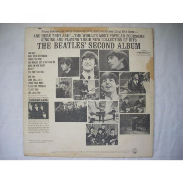 THE BEATLES &#034;Second Album&#034; MONO Capitol T-2080 Rainbow DG Labels VG #2 image