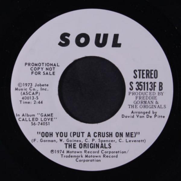 ORIGINALS: Ohh You / Mono 45 (dj) Soul #1 image