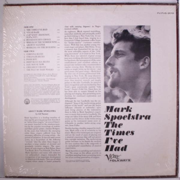 MARK SPOELSTRA: The Times I&#039;ve Had LP Sealed (Mono) Rock &amp; Pop #2 image