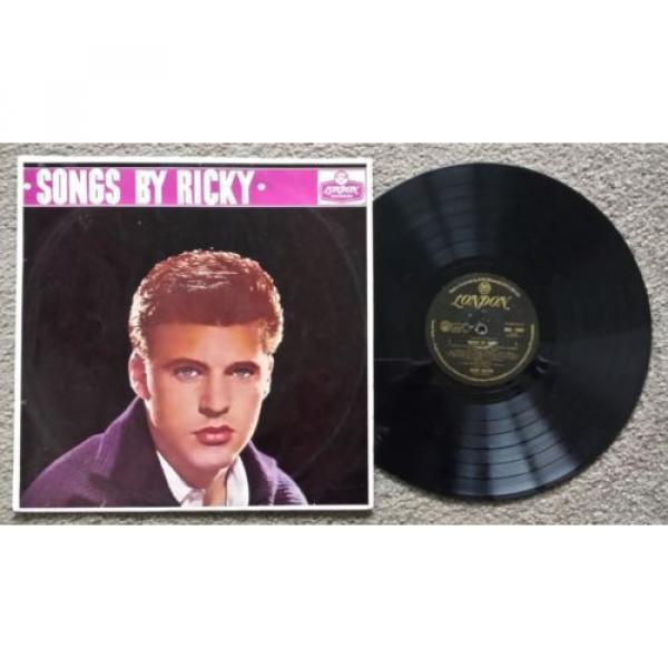 RICKY NELSON - SONGS BY RICKY - OZ PRESS LONDON ROCKABILLY TEEN MONO LP - 1959 #1 image