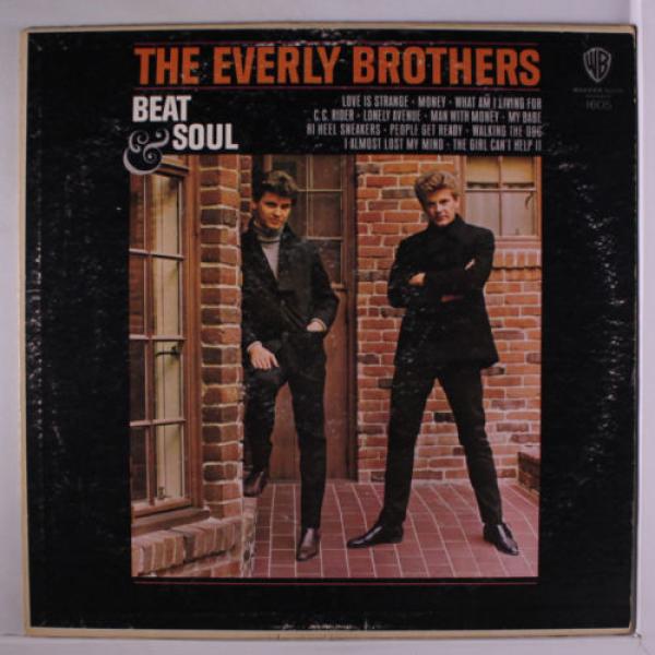 EVERLY BROTHERS: Beat &amp; Soul LP (Mono, some cover wear, few very small tears on #1 image