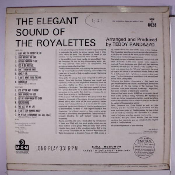 ROYALETTES: The Elegant Sound Of The Royalettes LP (UK Mono, &#039;backflaps&#039; cover, #2 image