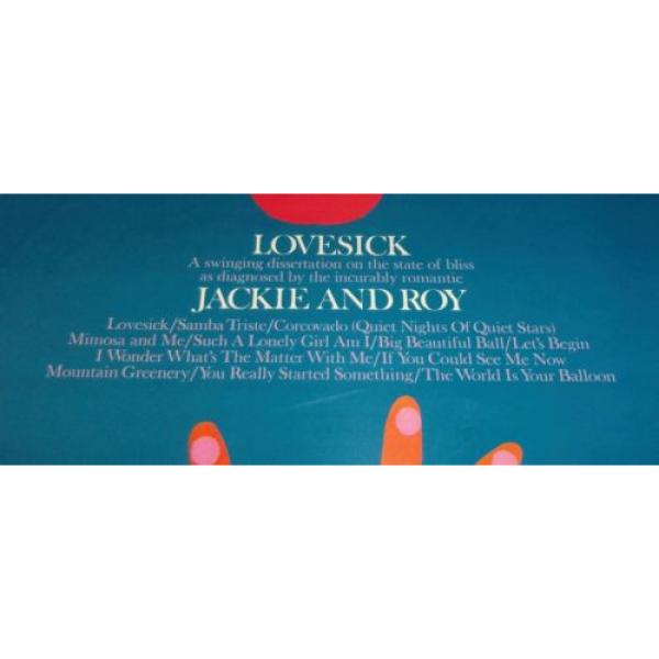 Jackie and Roy Lovesick Sealed LP Verve V-8688 Mono Jazz Vocal #2 image