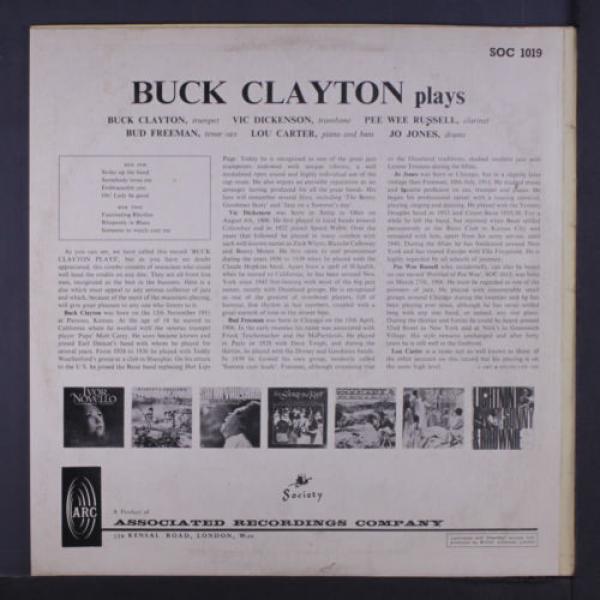 BUCK CLAYTON: Plays LP (UK, Mono) Jazz #2 image