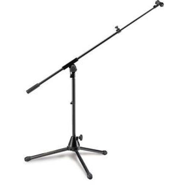 HERCULES MS540B Low Profile Tripod Microphone Stand w/Boom &amp; Mic Clip #1 image