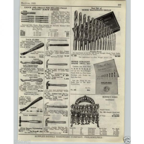 1925 PAPER AD Store Display Rack Stand Bonney Vises Assortment Parker Hercules #1 image