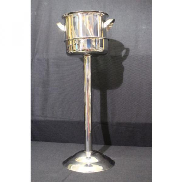 Franmara Hercules Triomphe Wine/Champagne Cooler on Stand, 18/10 Stainless Steel #1 image