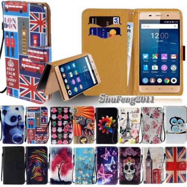 Flip Folio Stand Card Wallet Leather Cover Case For Various Highscreen Phones #1 image