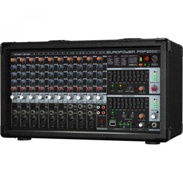 Behringer Europower PMP2000D Mixer w/ KLARK TEKNIK FX Processor Wireless Option #5 image