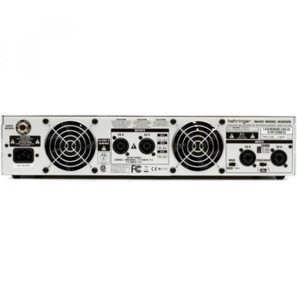 New Behringer NU6000DSP Power Amp 3 Year Warranty Auth Dealer Best Deal on ebay! #3 image