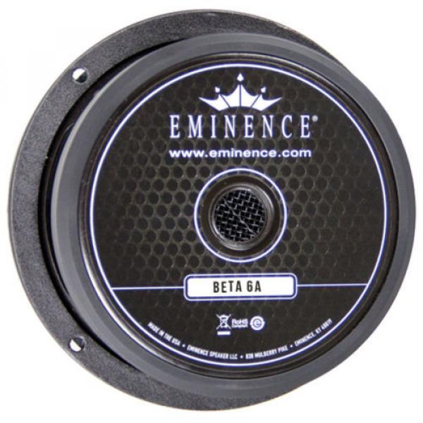 Pair Eminence Beta-6A 16.5cm&#034;High Power Midbass Woofer 8ohm 94dB Replacement #2 image