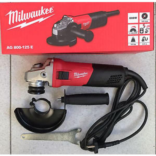 Amoladora Profesional MILWAUKEE AG800-125 E Radial Esmeril 800 w L2015 3.7 A #1 image