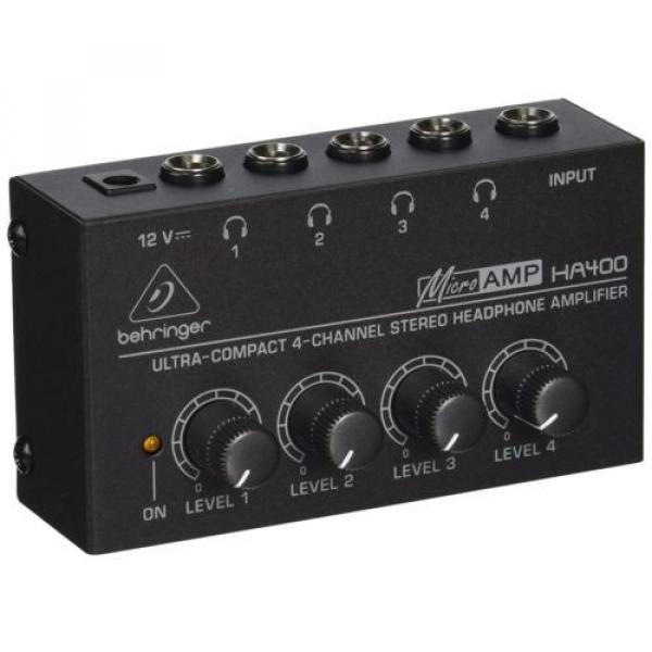 Behringer High Power Microamp Ultra Compact 4 Channel Stereo Headphone Amplifier #1 image