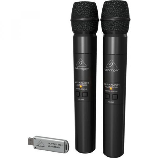 New Behringer Ultralink ULM202-USB 2.4 GHz Dual Wireless Mic System Auth Dealer! #1 image